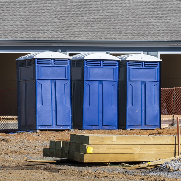 do you offer hand sanitizer dispensers inside the porta potties in Cable